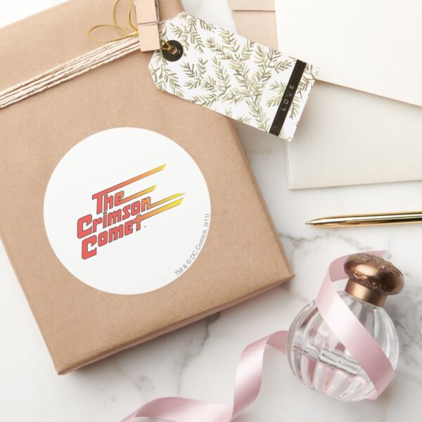 The Crimson Comet Logo Classic Round Sticker