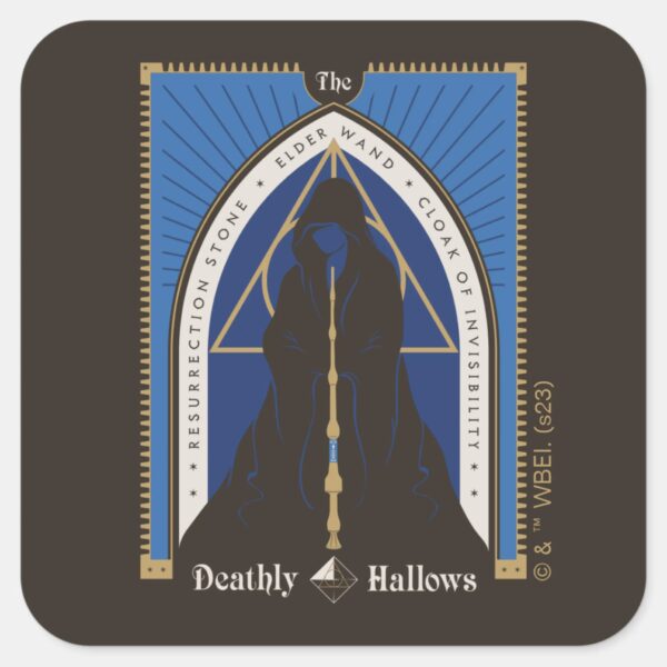 The_Deathly_Hallows_Cloak,_Wand,_&_Stone_Square_Sticker_1 The Deathly Hallows Cloak Wand Stone Square Sticker