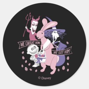 The Easter Bunny We Got Him Classic Round Sticker