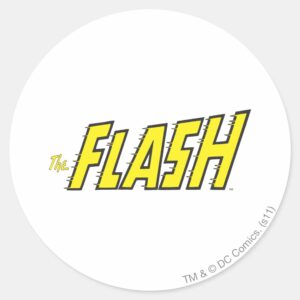 The Flash Logo Yellow Classic Round Sticker