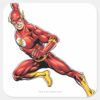 The Flash Lunging Square Sticker