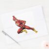 The Flash Lunging Square Sticker