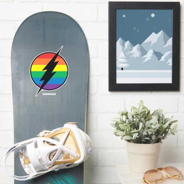 The_Flash_Rainbow_Logo_Sticker_7 The Flash Rainbow Logo Sticker
