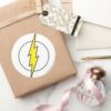 The_Flash___Lightning_Bolt_Classic_Round_Sticker_5 The Flash Lightning Bolt Classic Round Sticker