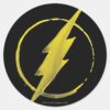 The_Flash___Yellow_Chest_Emblem_Classic_Round_Sticker_1 The Flash Yellow Chest Emblem Classic Round Sticker
