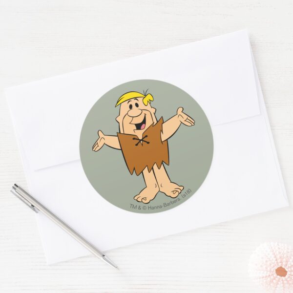The_Flintstones___Barney_Rubble_Classic_Round_Sticker_3 The Flintstones Barney Rubble Classic Round Sticker