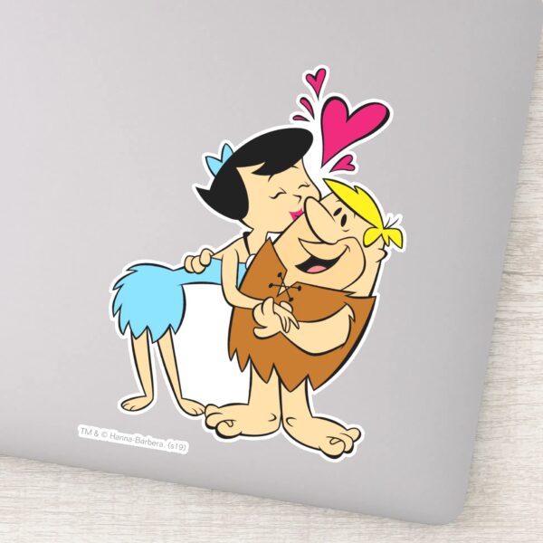 The_Flintstones___Betty_Kissing_Barney_Sticker_9 The Flintstones Betty Kissing Barney Sticker