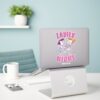 The Flintstones Betty Wilma Ladies Night Sticker