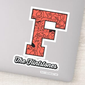 The_Flintstones___Collegiate_Style_Monogram_Sticker_9 The Flintstones Collegiate Style Monogram Sticker