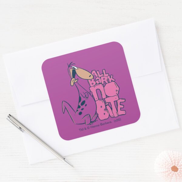 The_Flintstones___Dino_-_All_Bark_No_Bite_Square_Sticker_3 The Flintstones Dino All Bark No Bite Square Sticker