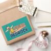 The Flintstones Fred Greetings From Bedrock Rectangular Sticker
