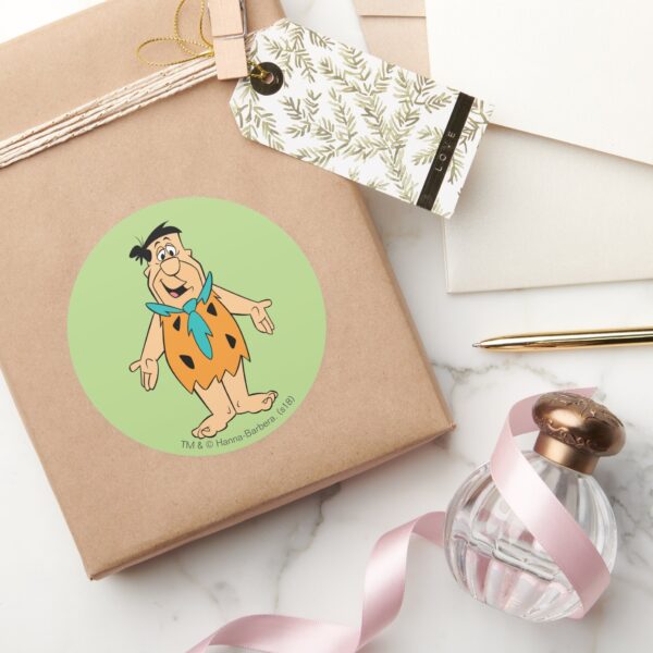 The_Flintstones___Fred_Flintstone_Classic_Round_Sticker_5 The Flintstones Fred Flintstone Classic Round Sticker