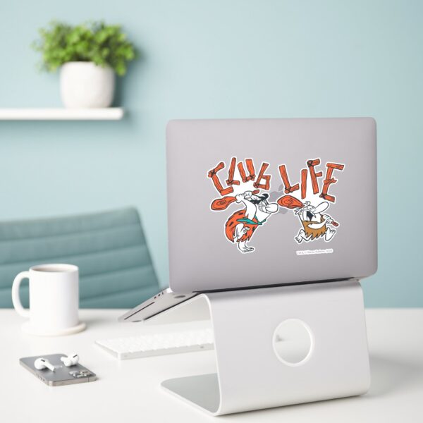 The Flintstones Fred Barney Club Life Sticker