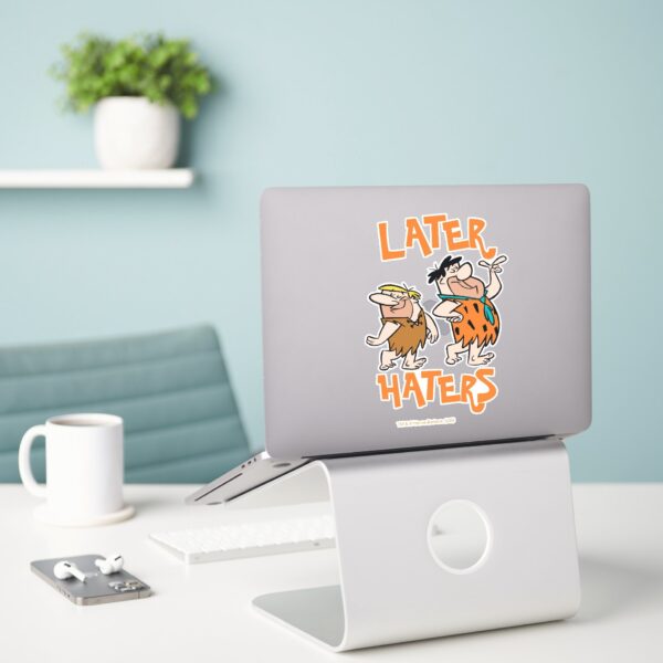 The Flintstones Fred Barney Later Haters Sticker