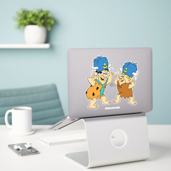 The Flintstones Fred Barney Water Buffaloes Sticker