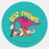 The Flintstones Fred Dino Best Friends Classic Round Sticker