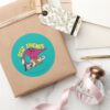 The Flintstones Fred Dino Best Friends Classic Round Sticker