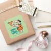 The Flintstones Fred Pebbles Daddys Girl Square Sticker