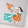 The Flintstones Fred Pebbles Daddys Girl Sticker