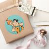 The Flintstones Fred Pebbles Flintstone Classic Round Sticker