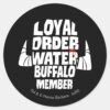 The Flintstones Loyal Order Water Buffalo Member Classic Round Sticker