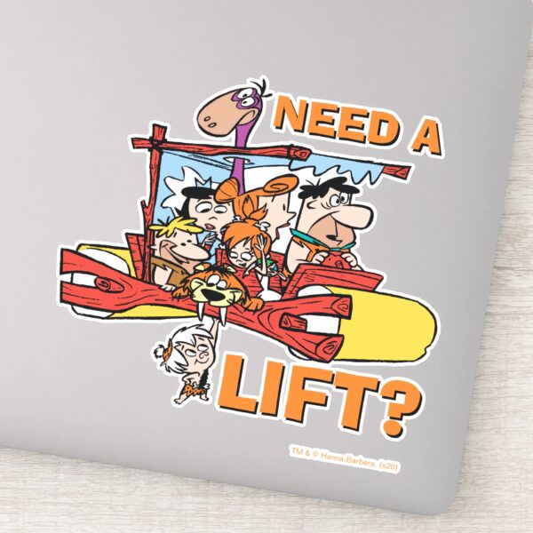 The_Flintstones___Need_A_Lift__Sticker_9 The Flintstones Need A Lift Sticker