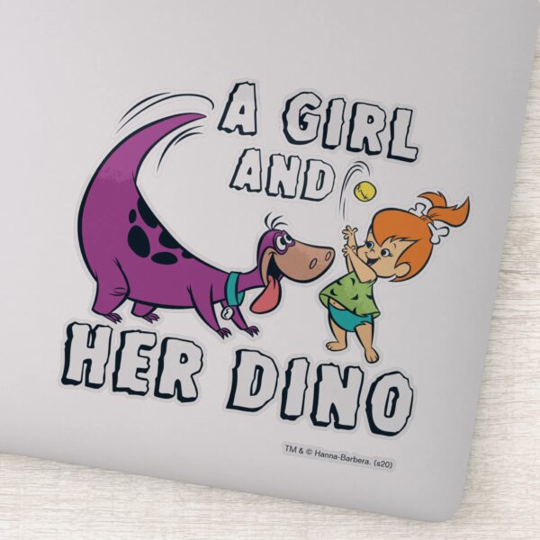 The_Flintstones___Pebbles_&_Dino_Play_Ball_Sticker_9 The Flintstones Pebbles Dino Play Ball Sticker