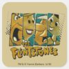 The Flintstones Retro Comic Character Panels Square Sticker