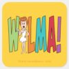The Flintstones WILMA Square Sticker
