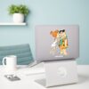 The Flintstones Wilma Kissing Fred Sticker