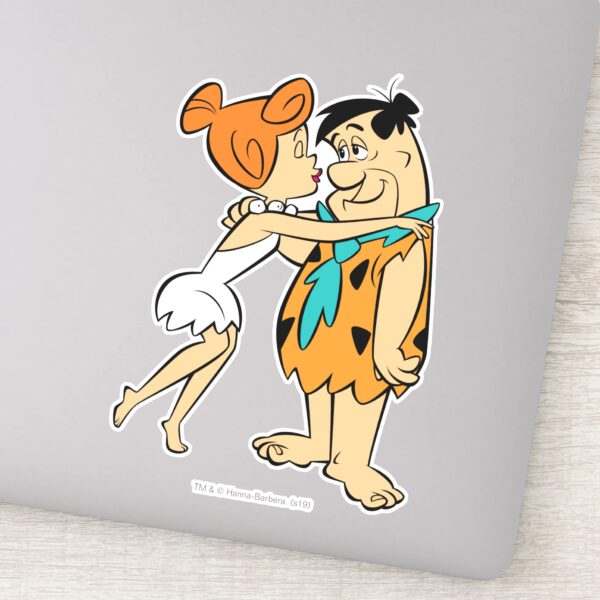 The_Flintstones___Wilma_Kissing_Fred_Sticker_9 The Flintstones Wilma Kissing Fred Sticker