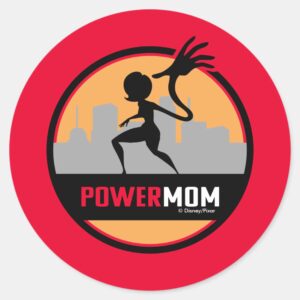 The Incredibles 2 Power Mom Classic Round Sticker