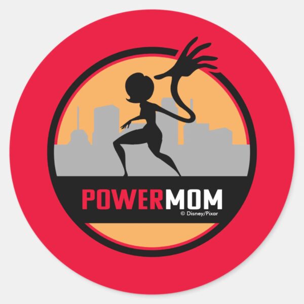 The_Incredibles_2___Power_Mom_Classic_Round_Sticker_1 The Incredibles 2 Power Mom Classic Round Sticker