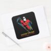 The Incredibles 2 Saving The Day Square Sticker