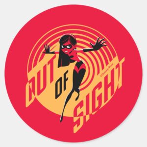 The Incredibles 2 Violet Battling Villainy Classic Round Sticker