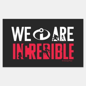 The_Incredibles_2___We_Are_Incredible_Rectangular_Sticker_1 The Incredibles 2 We Are Incredible Rectangular Sticker