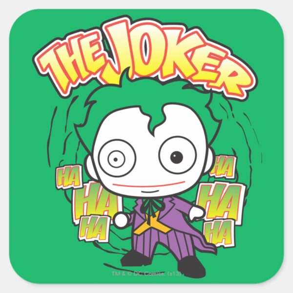 The Joker Mini Square Sticker