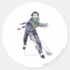 The_Joker_Casts_Cards_Classic_Round_Sticker_1 The Joker Casts Cards Classic Round Sticker