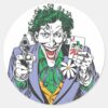 The_Joker_Points_Gun_Classic_Round_Sticker_1 The Joker Points Gun Classic Round Sticker