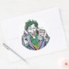 The_Joker_Points_Gun_Classic_Round_Sticker_3 The Joker Points Gun Classic Round Sticker