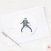 The_Joker_Yells_Classic_Round_Sticker_3 The Joker Yells Classic Round Sticker