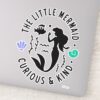 The Little Mermaid Outline Curious Kind Sticker