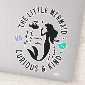 The_Little_Mermaid_Outline__Curious_&_Kind__Sticker_1 The Little Mermaid Outline Curious Kind Sticker