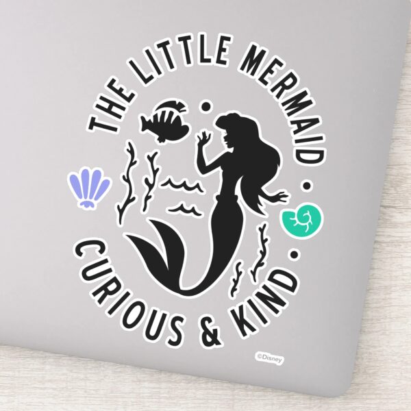 The Little Mermaid Outline Curious Kind Sticker
