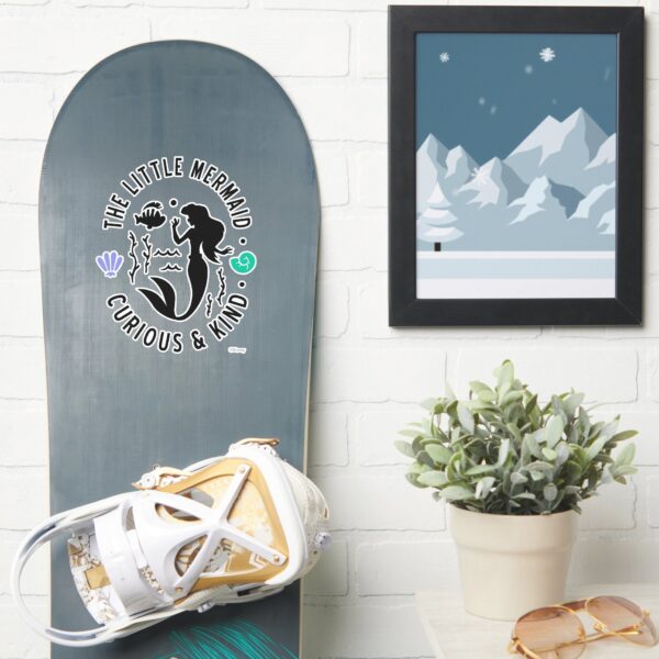 The Little Mermaid Outline Curious Kind Sticker