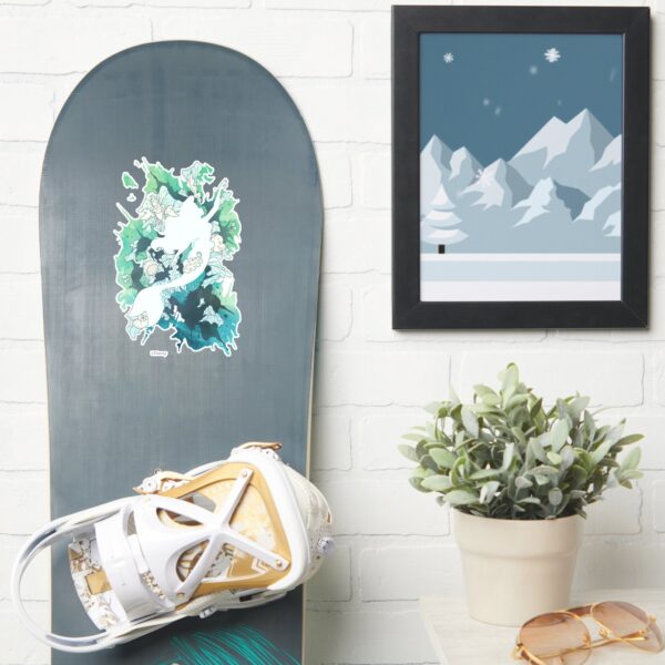 The_Little_Mermaid_Watercolor_Silhouette_Sticker_7 The Little Mermaid Watercolor Silhouette Sticker