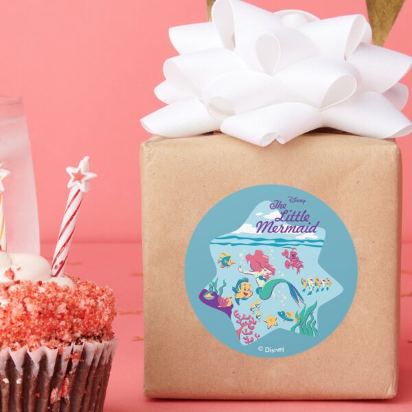 The_Little_Mermaid_&_Friends_Classic_Round_Sticker_6 The Little Mermaid Friends Classic Round Sticker