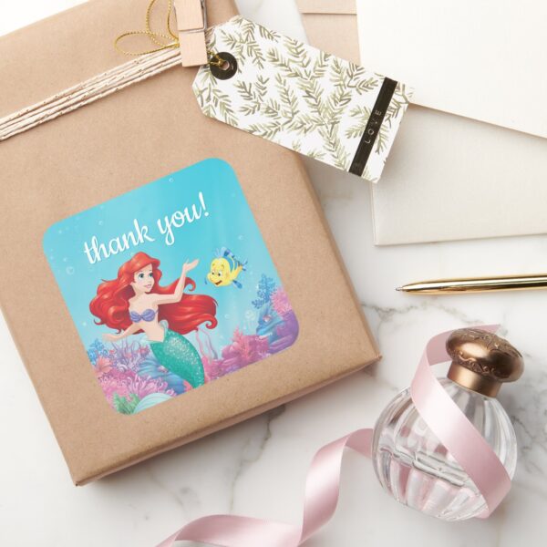 The_Little_Mermaid___Summer_Pool_Party_Birthday_Square_Sticker_6 The Little Mermaid Summer Pool Party Birthday Square Sticker