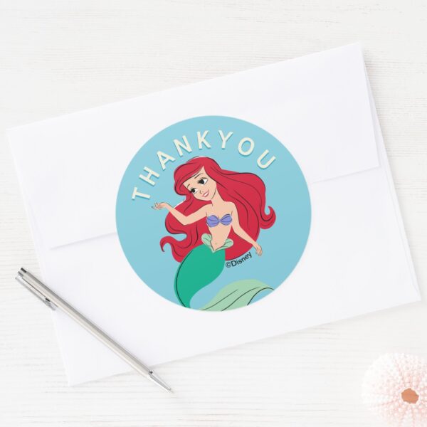 The_Little_Mermaid___Under_the_Sea_Girls_Birthday_Classic_Round_Sticker_4 The Little Mermaid Under The Sea Girls Birthday Classic Round Sticker