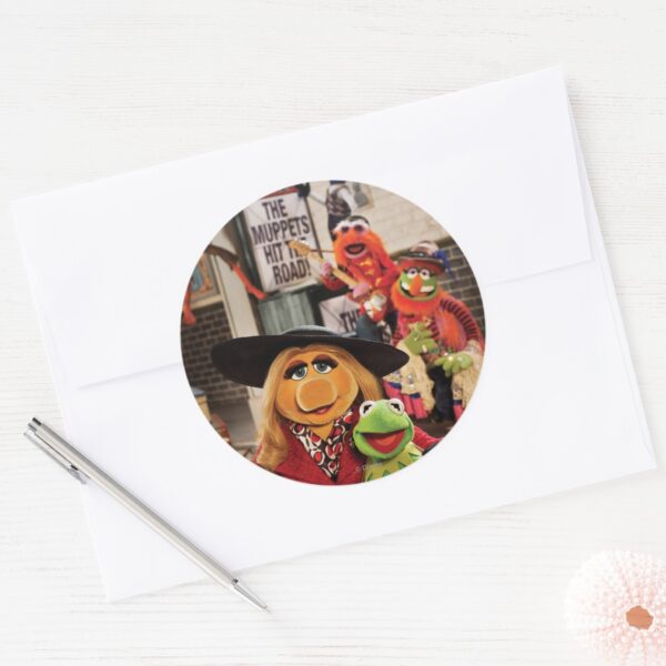 The_Muppets_Most_Wanted_Hits_the_Road!_Classic_Round_Sticker_3 The Muppets Most Wanted Hits The Road Classic Round Sticker